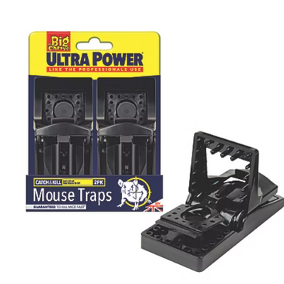 Big Cheese Ultra Power Mouse Trap - Twin Pack