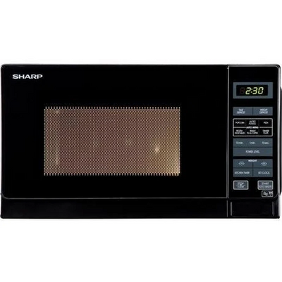 Sharp 20L Freestanding Solo Microwave - Black