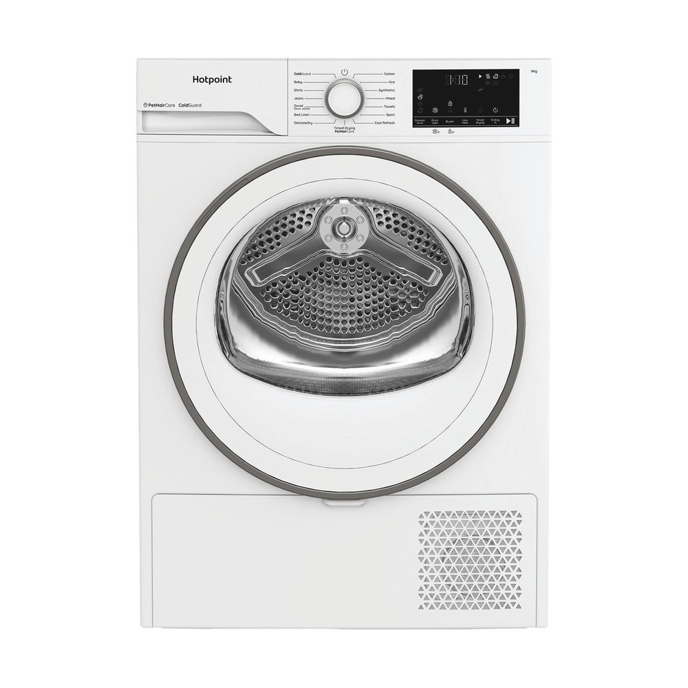 Hotpoint Heat Pump Tumble Dryer: Freestanding 9kg - HHDD90WWIRE