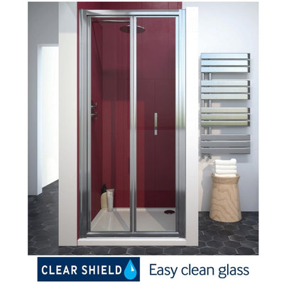 City Plus Bifold Shower Door - 800 x 1900mm