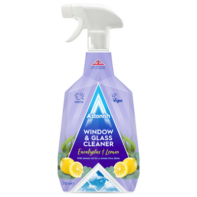 Astonish 750ML Window & Glass Cleaner Eucalyptus & Lemon