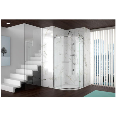 8 Series Frameless 1000 1 Door Quadrant