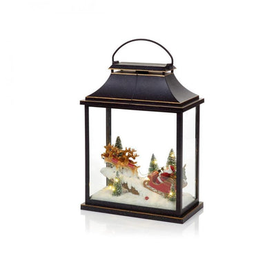 Premier - Lantern with Christmas Scene - 41cm