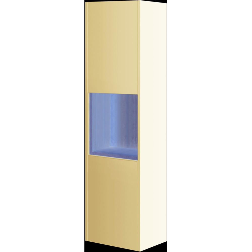 Lucca 350mm Tall Boy Wall Cabinet- Matt Sapphire Blue