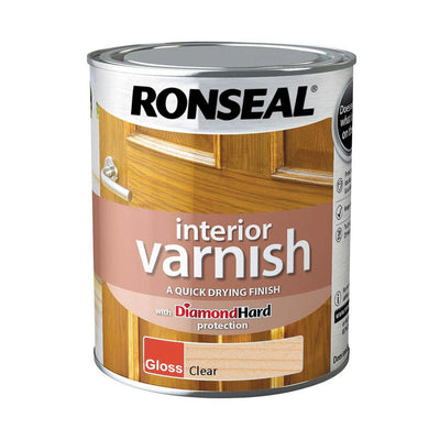 Ronseal Interior Varnish Clear Gloss 750ml