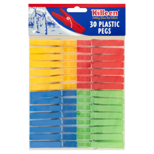 Killeen Plastic Pegs 30 Piece