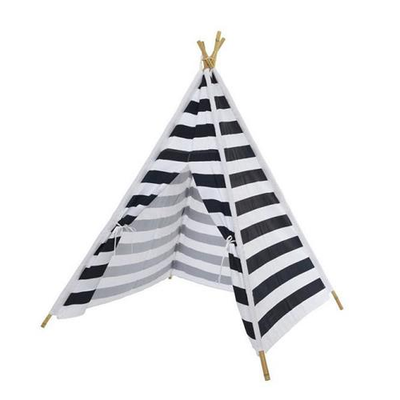 Navy & White Stripe Teepee Play Tent