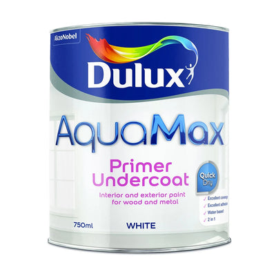 Dulux Aquamax Primer Undercoat White 750ml