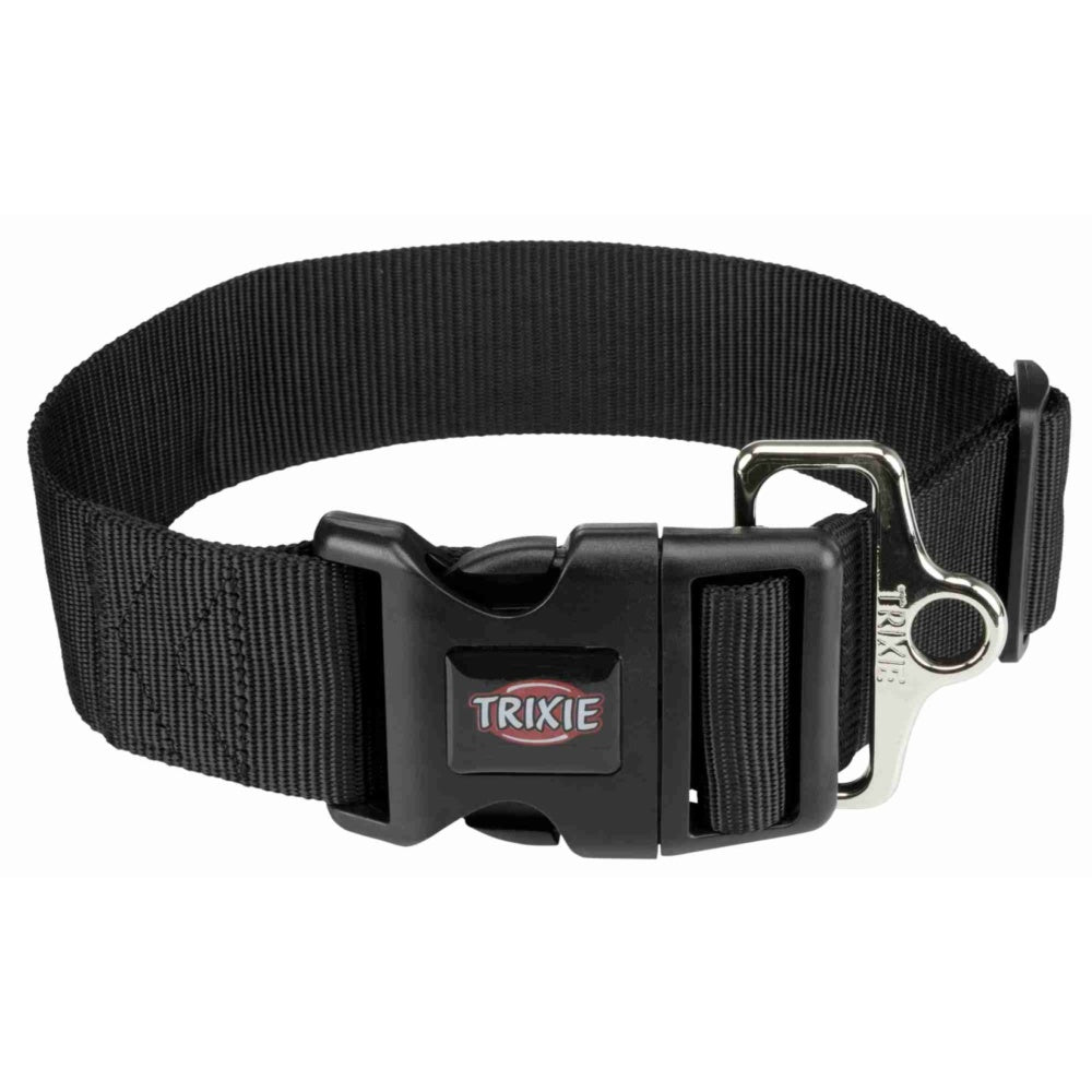Trixie - Premium Black Collar L-XL 40-65cmx25mm