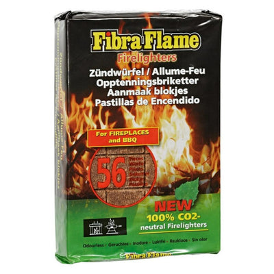 Fibra Flame Firelighter - 56 Pack