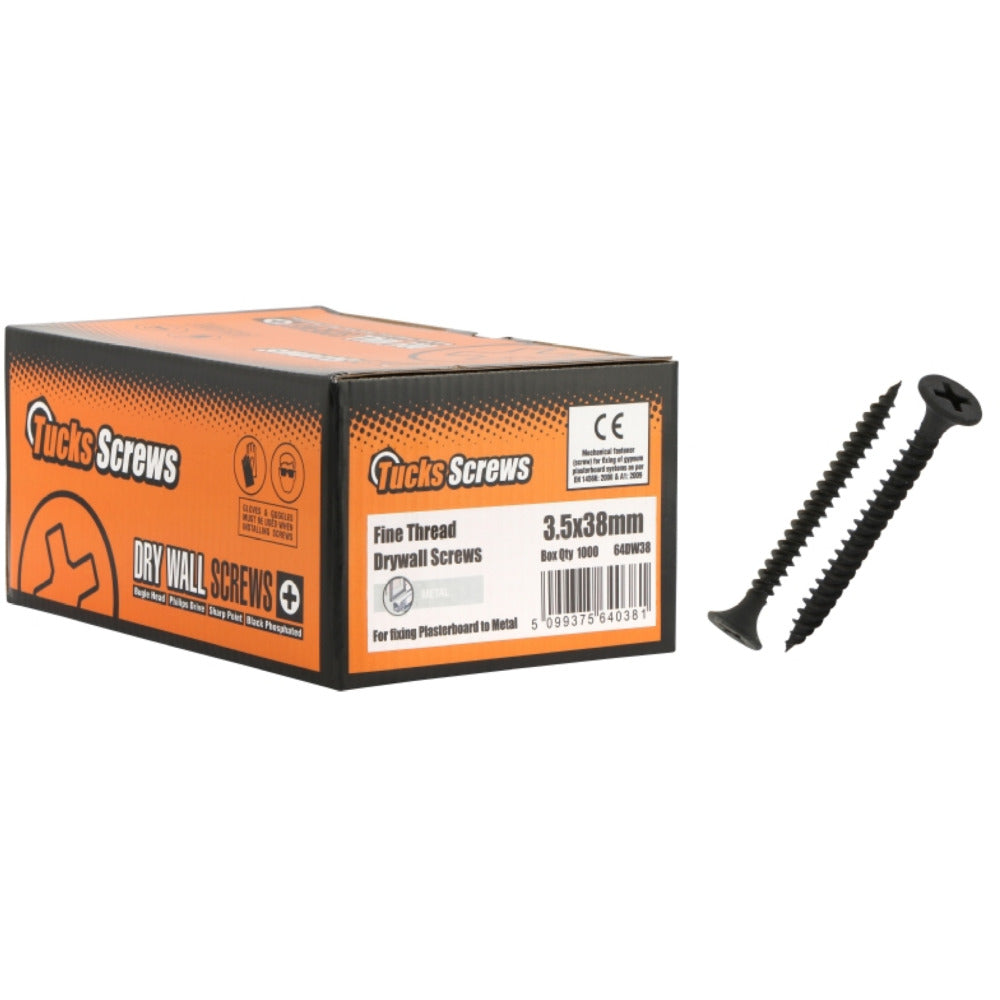 Tucks - Drywall Screws 200pce 4.8x125mm (Carton Qty: 8 boxes)