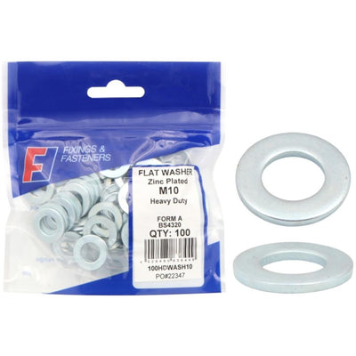 ForgeFix Prepack Washer Form A Zinc Plated M16 (Bag10)