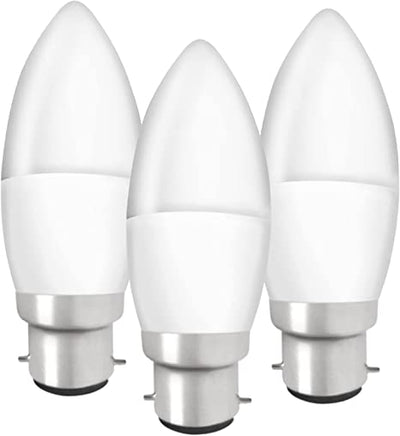 Osram Led Candle 5.7W (40W) Clear -3Pk (Bc)
