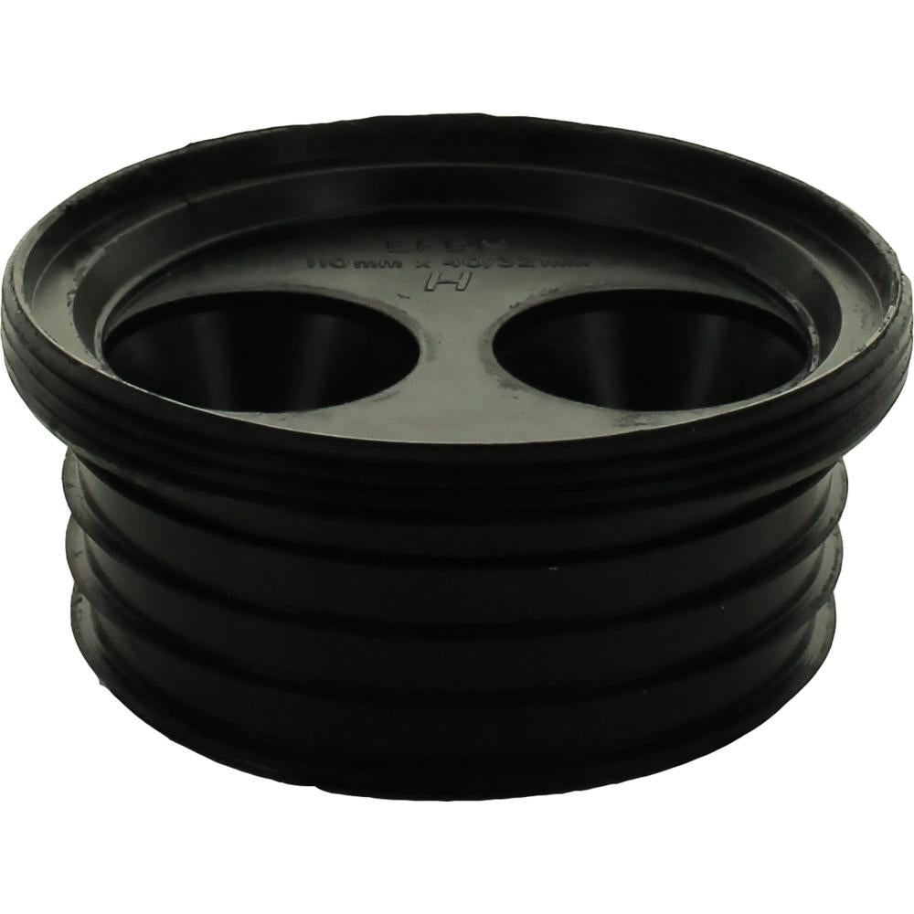 Flexible Reducer Double Inlet Rubber Plug - 32-40mm (DS025)