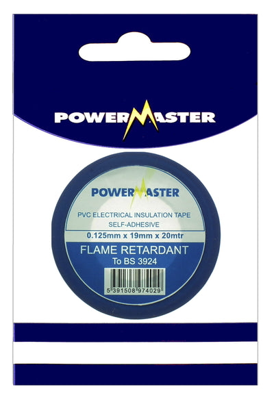 Powermaster 20Mtr Insulating Tape Blue