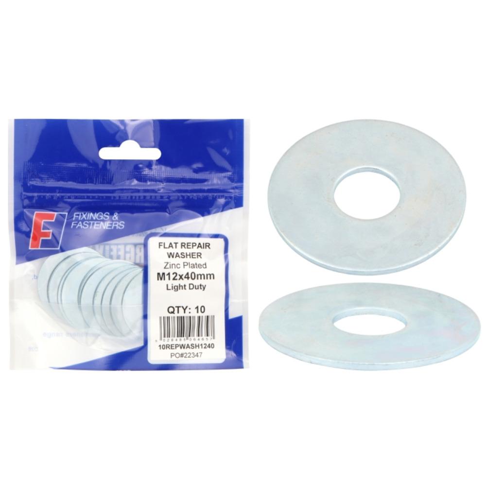 ForgeFix Prepack Repair Washer Zinc Plated M6x40mm (Bag10)