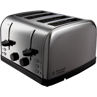 Russell Hobbs Brushed 4-Slice Toaster
