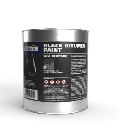 Larsen Black Bitumen Paint 5ltr