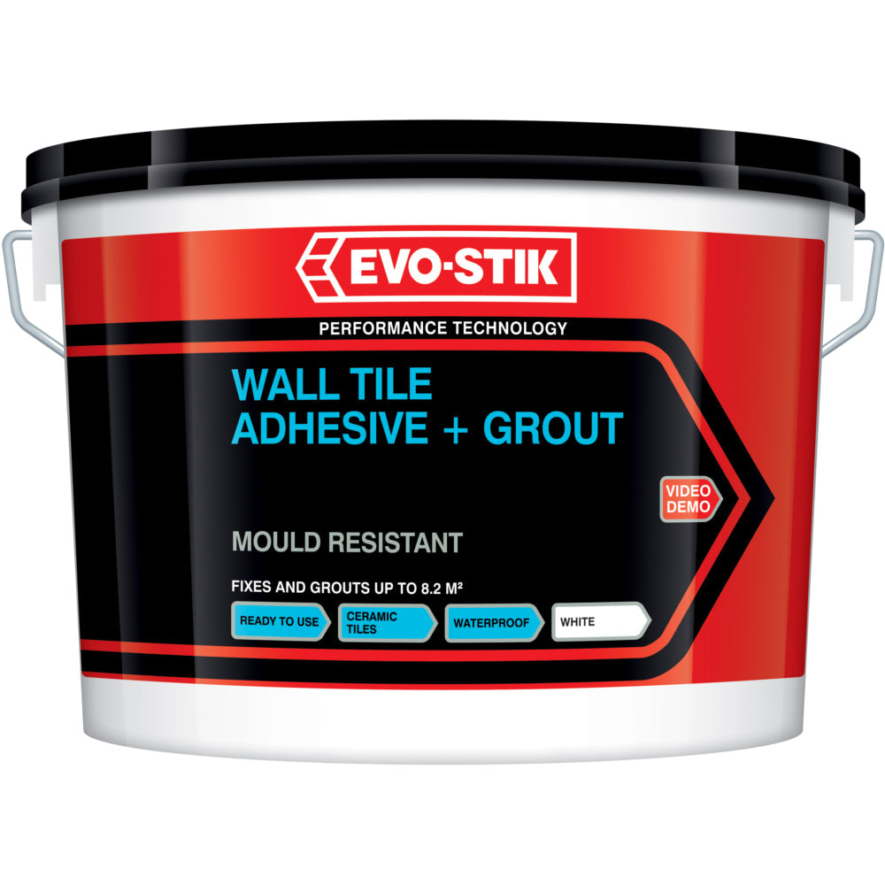 Evo Stik Tile A Wall Adhesive & Grout Economy 1L