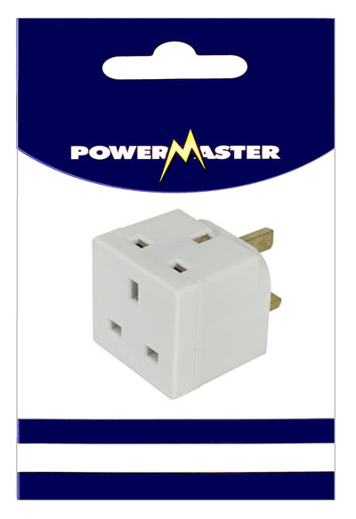 Powermaster 13A 2Way Adaptor