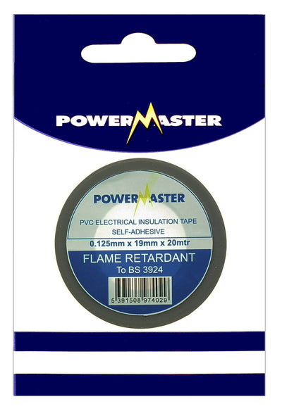 Powermaster 20Mtr Insulating Tape Grey