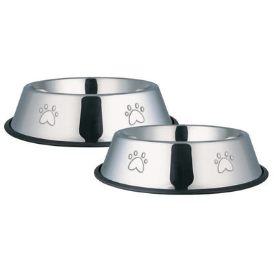 Chanelle - Stainless Steel Non Tip Bowl Paws 15.5cm