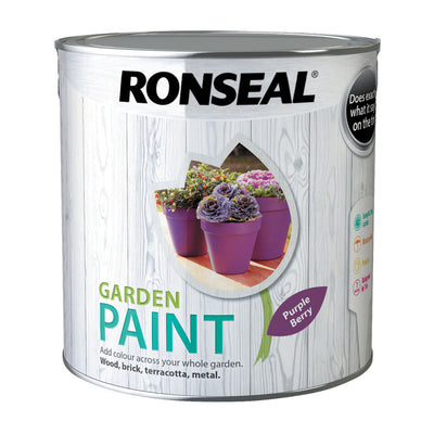 Ronseal Garden Paint Purple Berry 2.5L