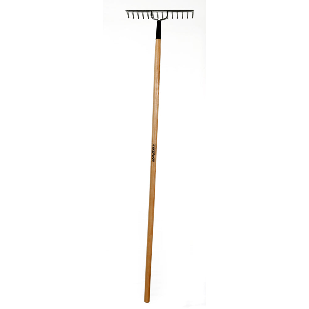 True Temper Darby Weldless Lawn Rake 14 Tooth 31mm Handle