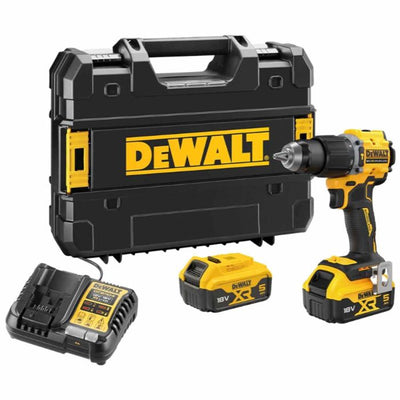 DeWalt DCD799P2T 18v XR Cordless Brushless Combi Drill (2x 5.0Ah Batteries)