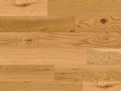 Solid Canadian Red Oak Natural Varn. 107 X 19Mm X Rl 1.86M2