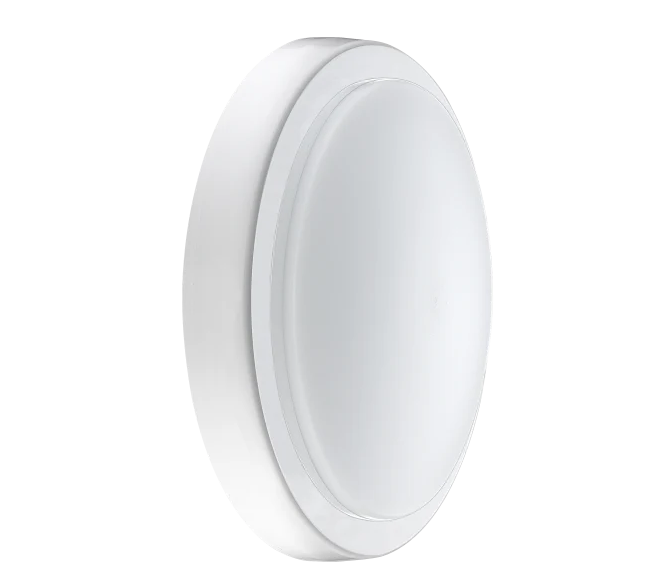 Decorative Indoor Bulkhead 220Mm 1300Lm 14W 4000K White & Chrome Bezel