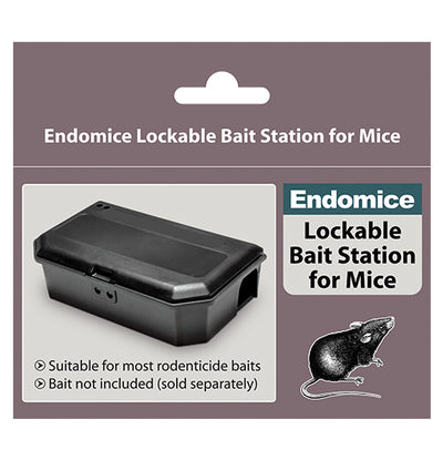 Endomice Lockable Bait Box With Key