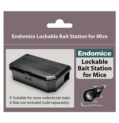 Endomice Lockable Bait Box With Key