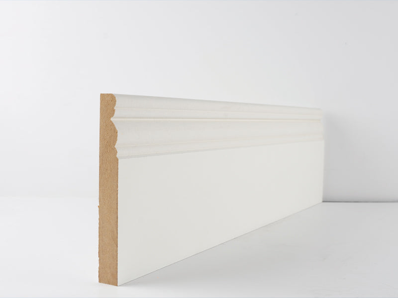 144Mm Skirting White Primed Moulded 4.2Mt (18 X 144 X 4200Mm)