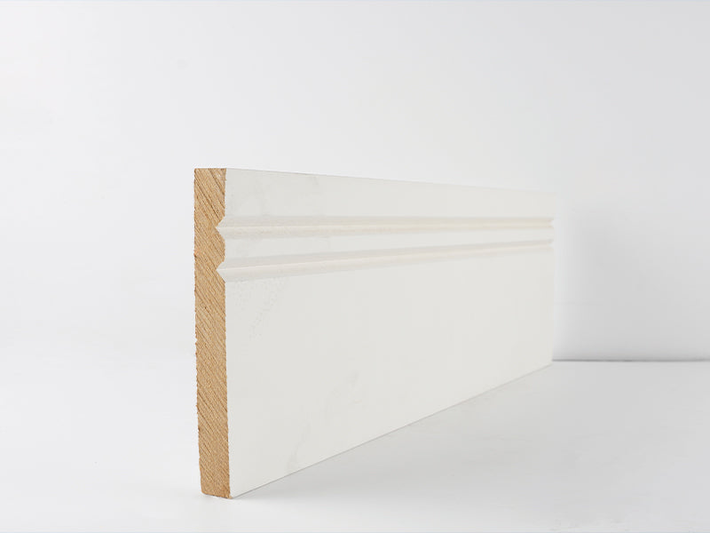 144Mm Skirting White Primed Double Shaker 4.2Mt (18 X 144 X 4200Mm)