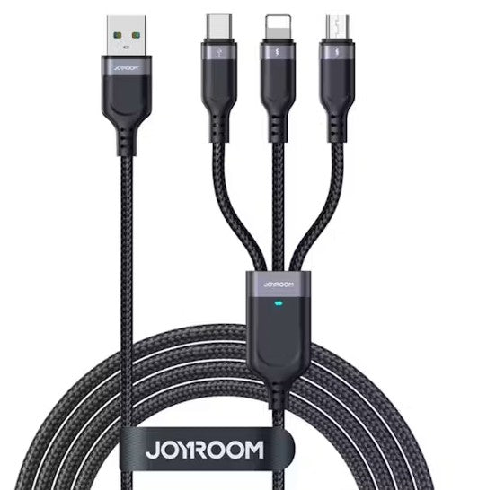 Joyroom USB 3-in-1 Fast Charging Data Cable 1.2m