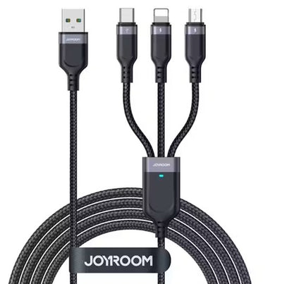 Joyroom USB 3-in-1 Fast Charging Data Cable 1.2m