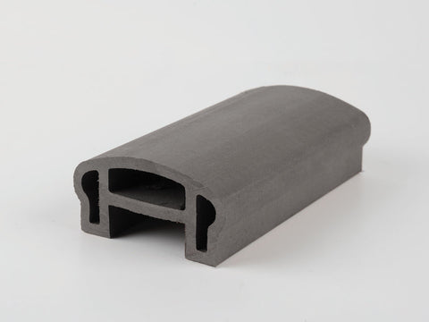 Comp. Deck Curved Hand Rail Soft Grey 1.8Mt (Incl Handrail Spacer) (100 X 50 X 1800Mm)