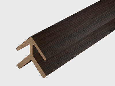 Ultrashield Walnut Outside Corner Trim For Traditional Cladding Board  (55 X 59 X 3000Mm)