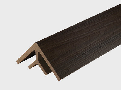 Ultrashield Walnut  Inside Corner Trim For Traditional Cladding  (99.5 X 54.5 X 3000Mm)