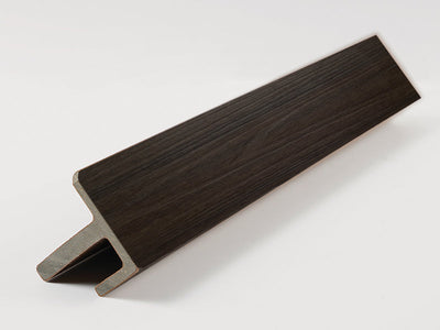 Ultrashield Walnut  End Trim For Traditional Cladding Board  (47.5 X 47.5 X 3000Mm)