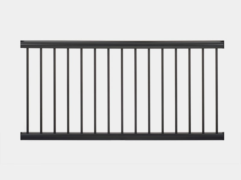 Black Aluminium Railing 914Mm X 1829Mm