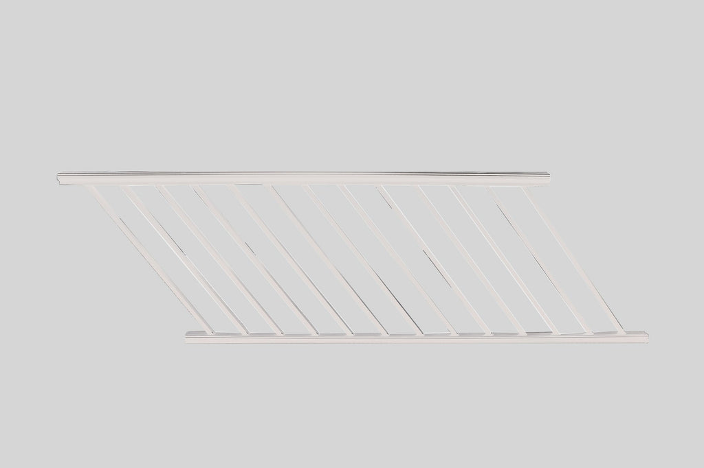 White Aluminium Stair Railing 914Mm X 1829Mm