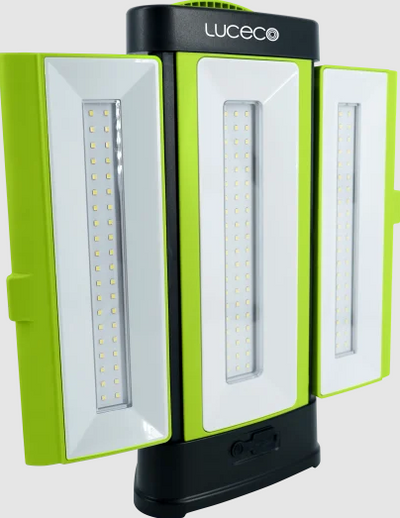 Rechargeable 50W 3-Panel Open Area Work Light
