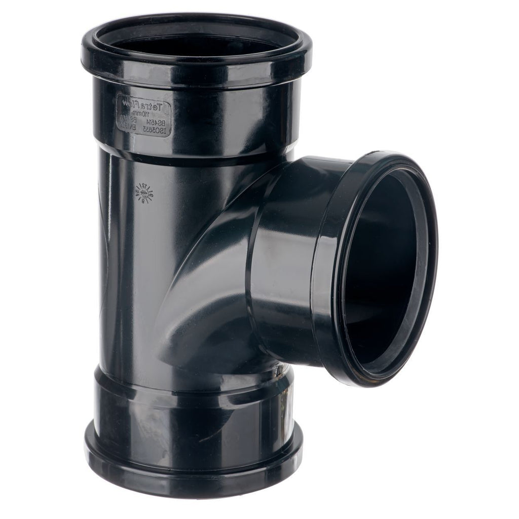 4" x 90° Triple Socket Soil Branch