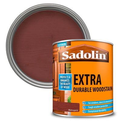 Sadolin Extra Durable Woodstain Mahogany 1 Litre