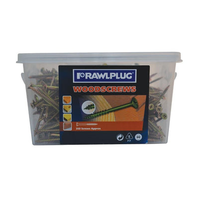 Rawlplug R-QCP Chipboard Screw 4 X 30mm (1200 Tub)