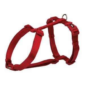 Premium H-Harness Red S-M 40-65cm X15mm