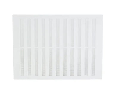 Hit & Miss Vent White - (HM85FBG) 9in x 6in