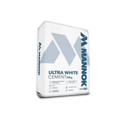 Mannok White Cement - 25kg
